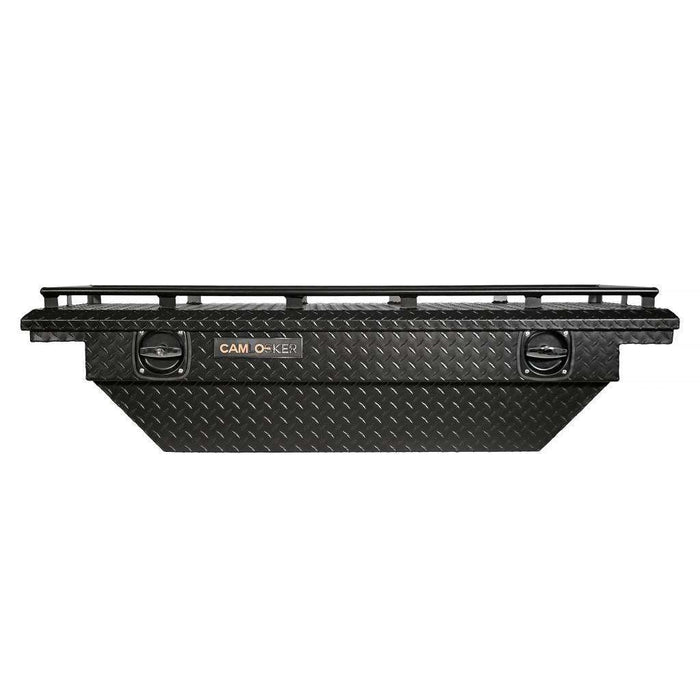 CamLocker Crossover Tool Box 60 inch with Rail for Jeep Gladiator JT Low Profile Gloss Black S60LPBLRLGB