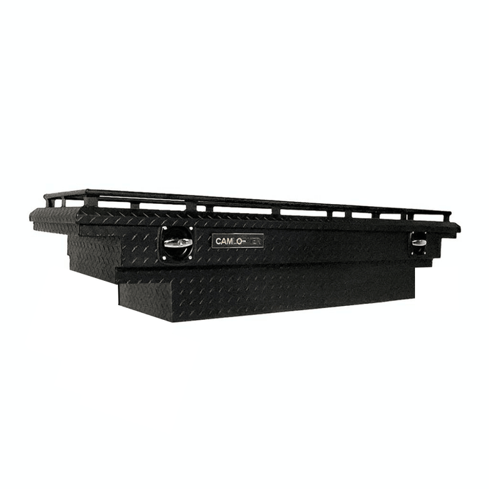 CamLocker Crossover Tool Box 65 Inch Low Profile York Notched Matte Black With Rail Model S65YLPFNRLMB