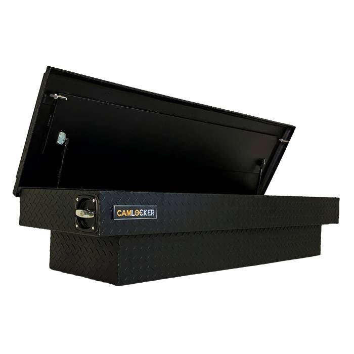 CamLocker Crossover Tool Box 71 Inch Standard Profile Matte Black Aluminum With Rail Model S71RLMB