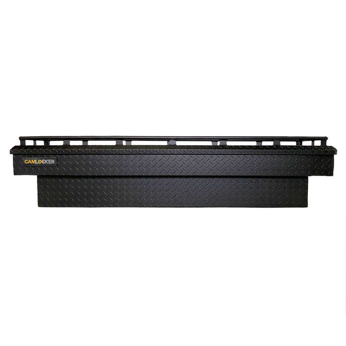 CamLocker Crossover Tool Box 71 Inch Standard Profile Matte Black Aluminum With Rail Model S71RLMB