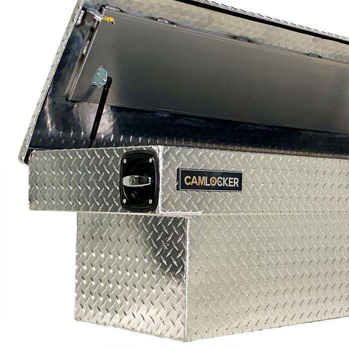 CamLocker King Size Crossover Tool Box 71 Inch Standard Profile Extra Deep & Wide Bright Aluminum Model KS71XDW