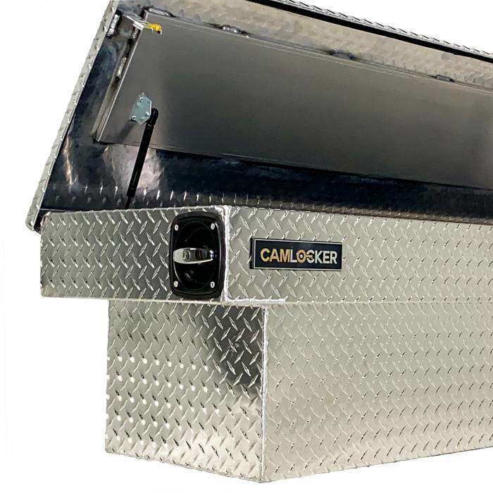 CamLocker King Size Crossover Tool Box 71 Inch Standard Profile Bright Aluminum Model KS71