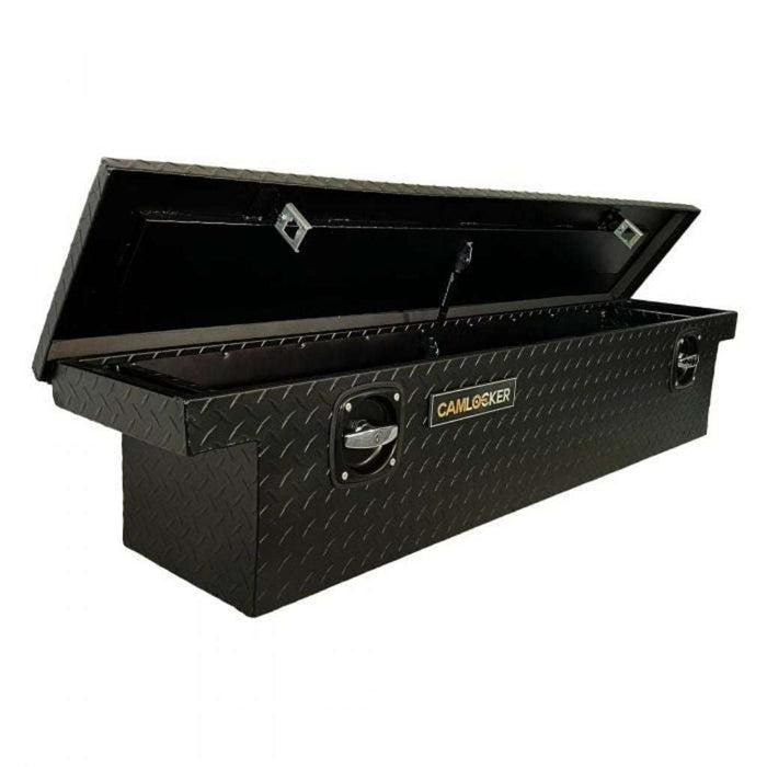 CamLocker UTV Crossover Tool Box Polaris General Low Profile Matte Black Aluminum Model SXSGENLPMB