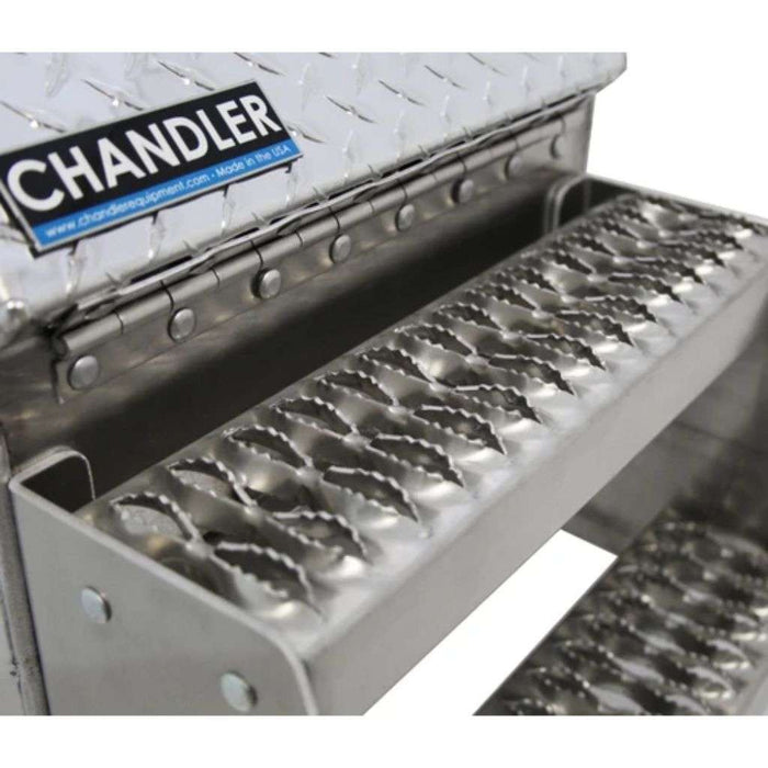 Chandler Step Truck Toolbox 24x28x30 Aluminum 5010-0130