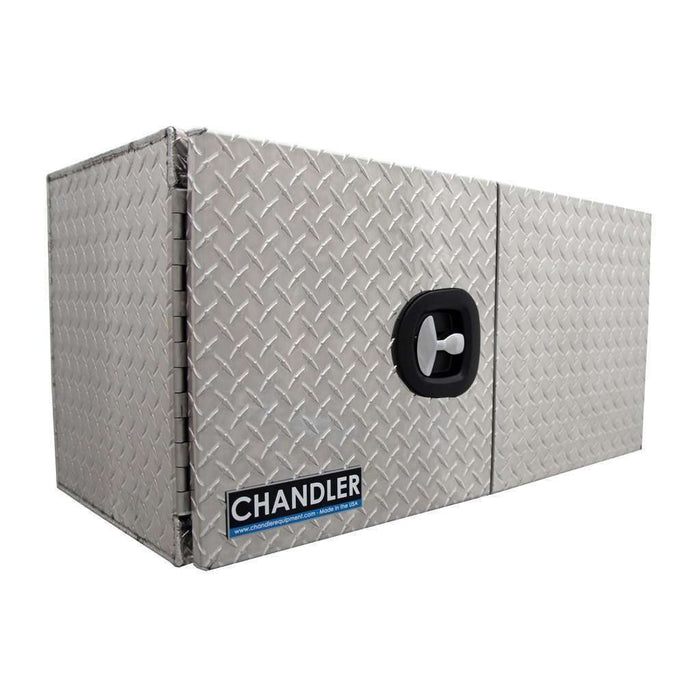 Chandler Underbody Aluminum Tread Plate Toolbox 18X18X36 With Barn Door Style Door 5000-1055