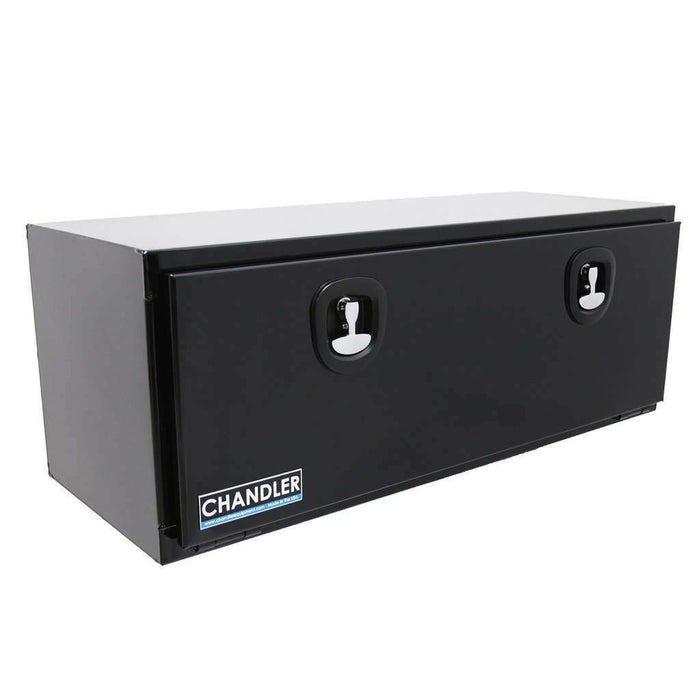 Chandler Underbody Carbon Steel Toolbox 18x18x48 Textured Black With Drop Down Door Double Latch 5100-2100