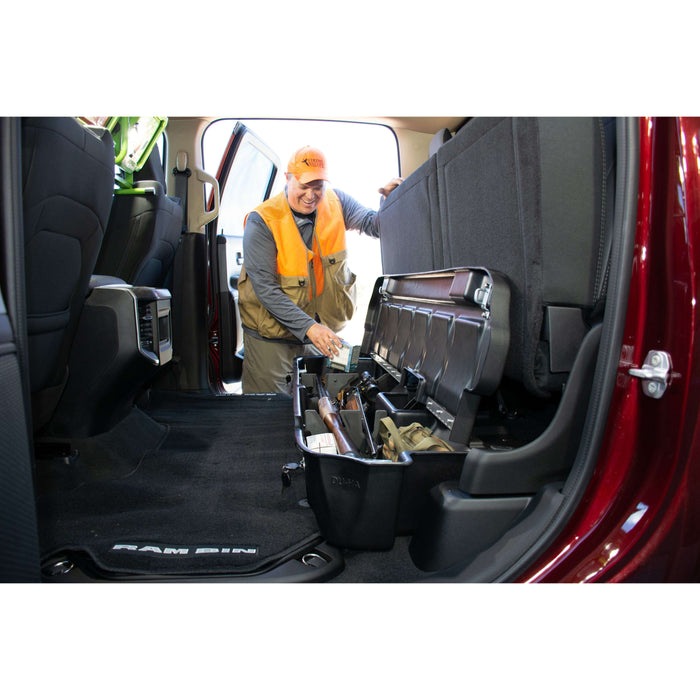 DU-HA Lockbox - Underseat Storage with Lockable Lid 2019-2023 Ram 1500 Crew Cab