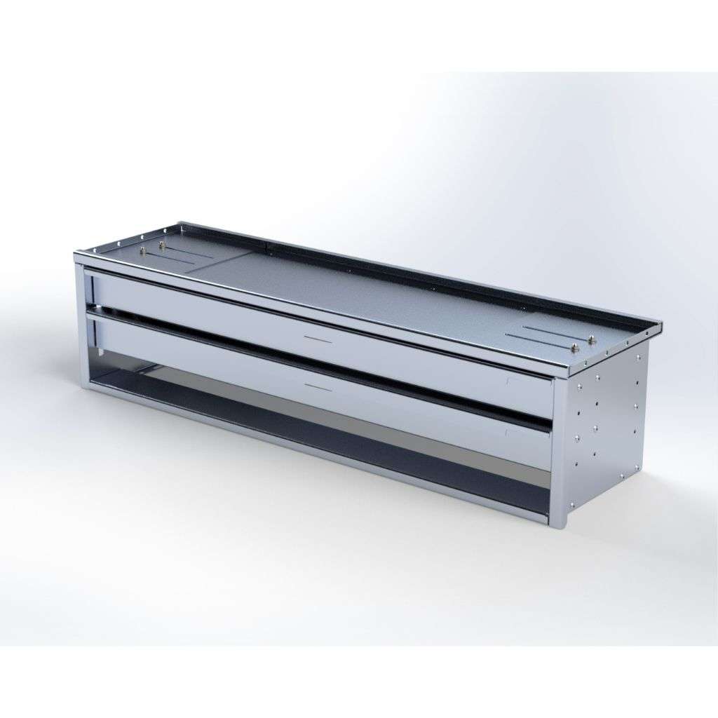 Heavy-Duty Aluminum Slide Drawer Stack Storage Units