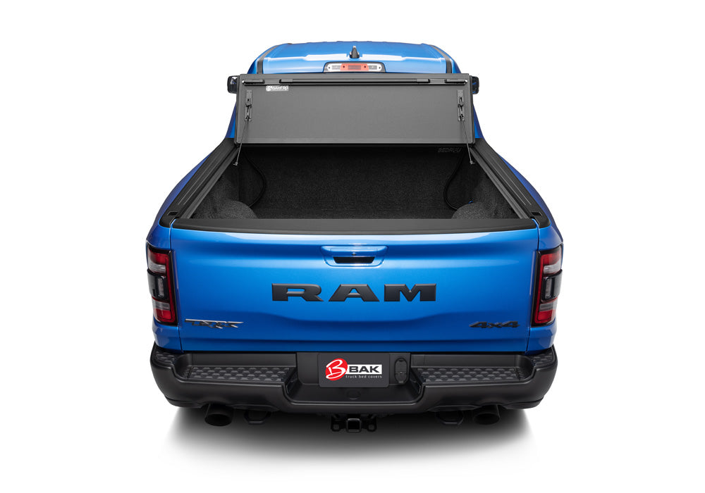 BAK BAKFlip MX4 Hard Folding Truck Bed Cover - Matte Finish - 19-24 (New Body Style) Ram 1500 6' 4" Bed without RamBox with Multifunction Tailgate Model 448225
