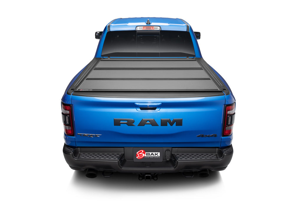 BAK BAKFlip MX4 Hard Folding Truck Bed Cover - Matte Finish - 19-24 (New Body Style) Ram 1500 6' 4" Bed without RamBox with Multifunction Tailgate Model 448225