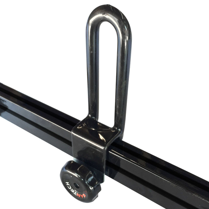 Vantech 2-Bar Black Aluminum Bolt-On Ladder Rack System Ford Transit Connect 2014-current Model H1712B