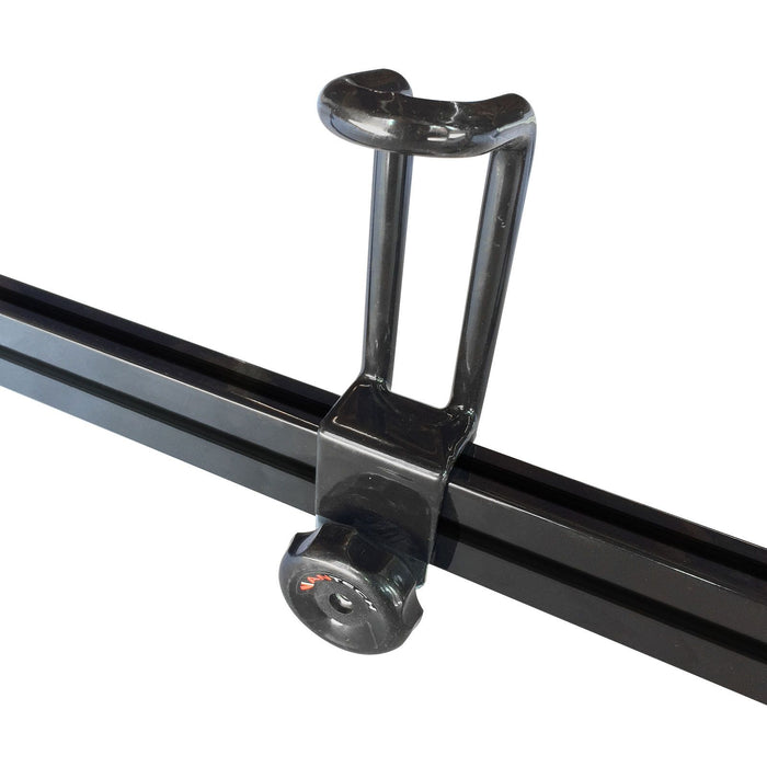 Vantech 2-Bar Black Aluminum Bolt-On Ladder Rack System Mercedes Metris 2016-2022 Model H1372B