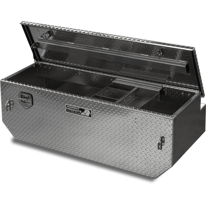 Highway Products 60 X 19.5 X 21 Chest Tool Box With Diamond Plate Lid Diamond Plate Base 3022-002