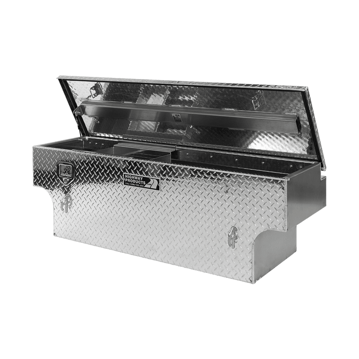 Highway Products 60 X 19.5 X 21 Chest Tool Box With Diamond Plate Lid Diamond Plate Base 3022-004