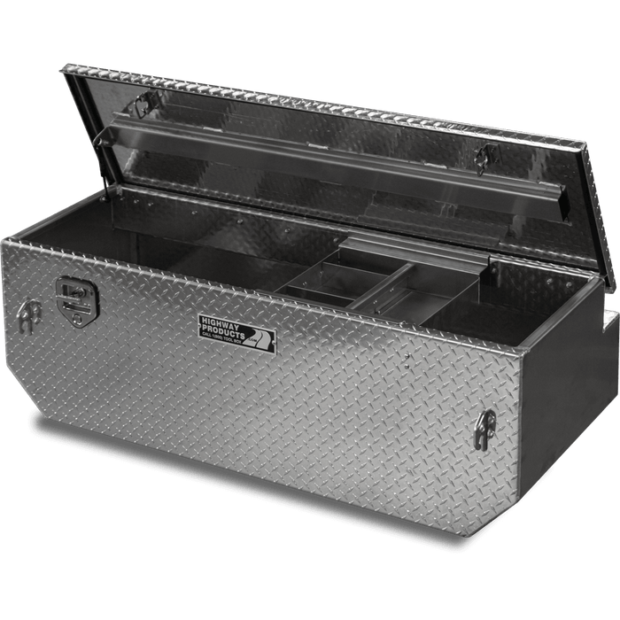 Highway Products 60 X 19.5 X 31 Chest Tool Box With Diamond Plate Lid Diamond Plate Base 3022-005