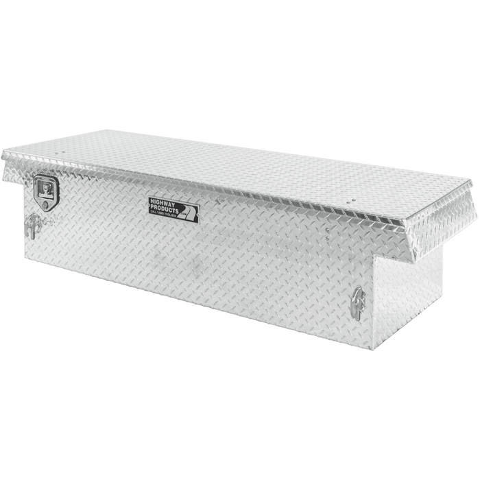 Highway Products 70 X 16 X 23 Crossover Tool Box With Diamond Plate Base Diamond Plate Lid 3222-007