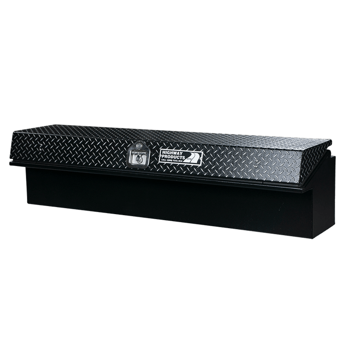Highway Products 90 X 16 X 16 Driver Side Side Mount Tool Box With Smooth Black Base Leopard Lid 3712-005-BK62S-ALL