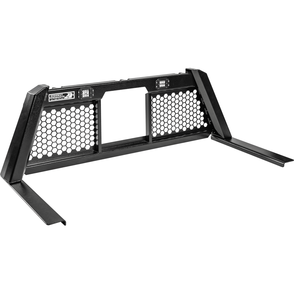 Highway Products Guardian Headache Rack Hd Open Mesh Smooth Black Upri ...