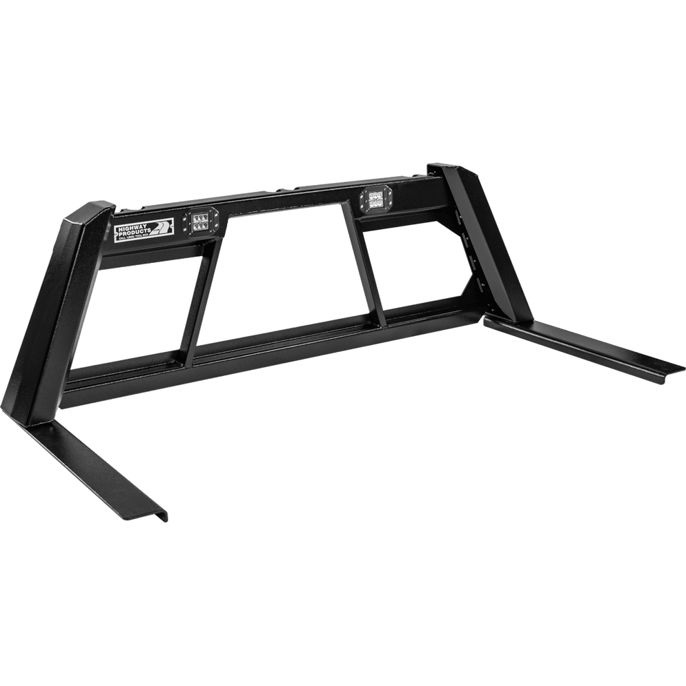 Highway Products Guardian Headache Rack Hd Open Post Smooth Black Upri ...