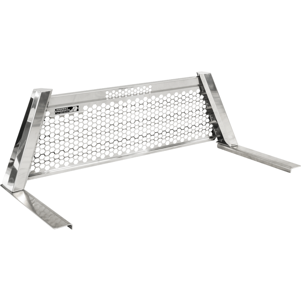 Highway Products Honeycomb Headache Rack Full Wave Polished Aluminum U ...