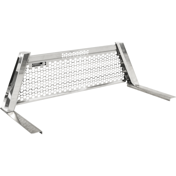 Highway Products Honeycomb Headache Rack Full Wave Polished Aluminum Upright Polished Aluminum Center Size 7 4030-067