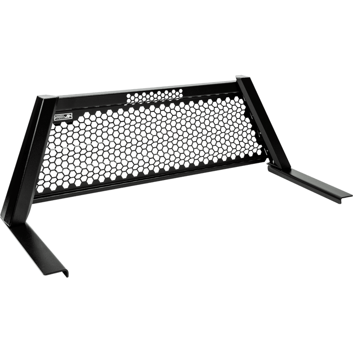 Highway Products Honeycomb Headache Rack Full Wave Smooth Black Upright Smooth Black Center Size 4 4012-034-BK62