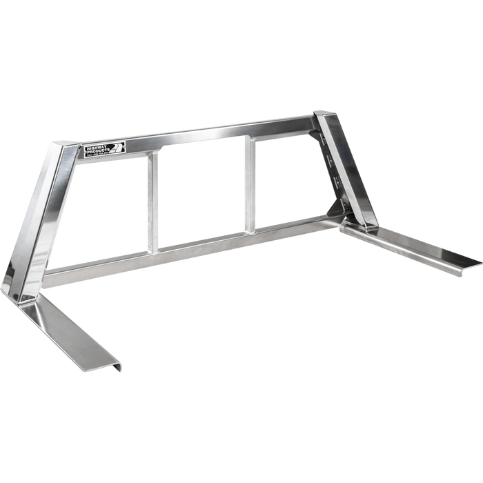 Highway Products Honeycomb Headache Rack Open Post Polished Aluminum Upright Smooth Aluminum Center Size 6 4012-052