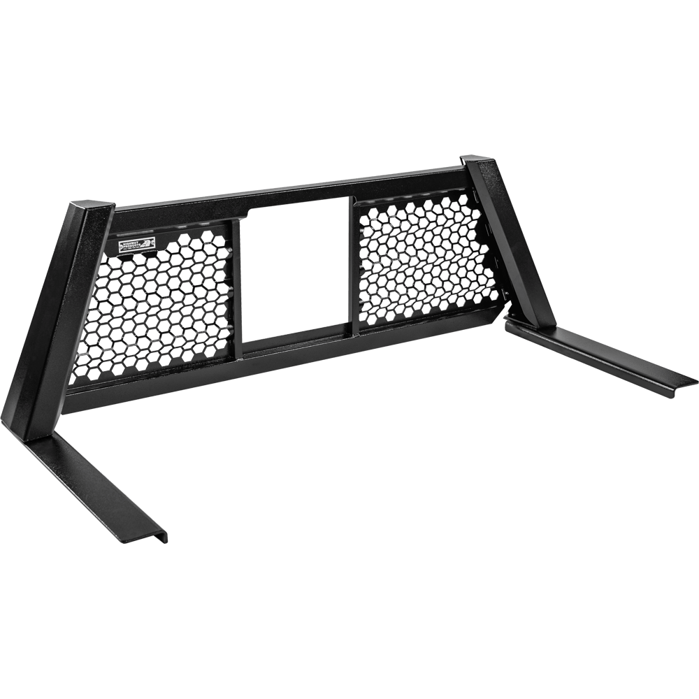 Highway Products Honeycomb Headache Rack Open Wave Smooth Black Uprigh ...