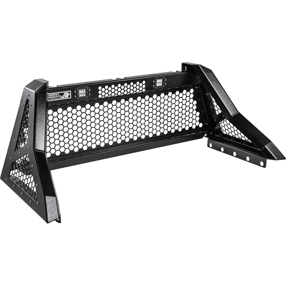 Savage Tech Rack Highway Products Savage Headache Rack Hd Full Mesh Smooth Black Uprigh ...