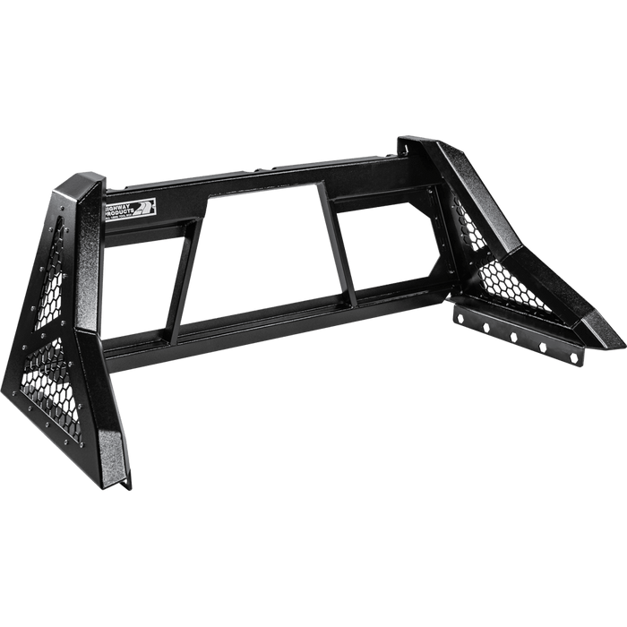 Highway Products Savage Headache Rack Open Post Smooth Black Upright Smooth Black Center Size 4 4011-055-BK62