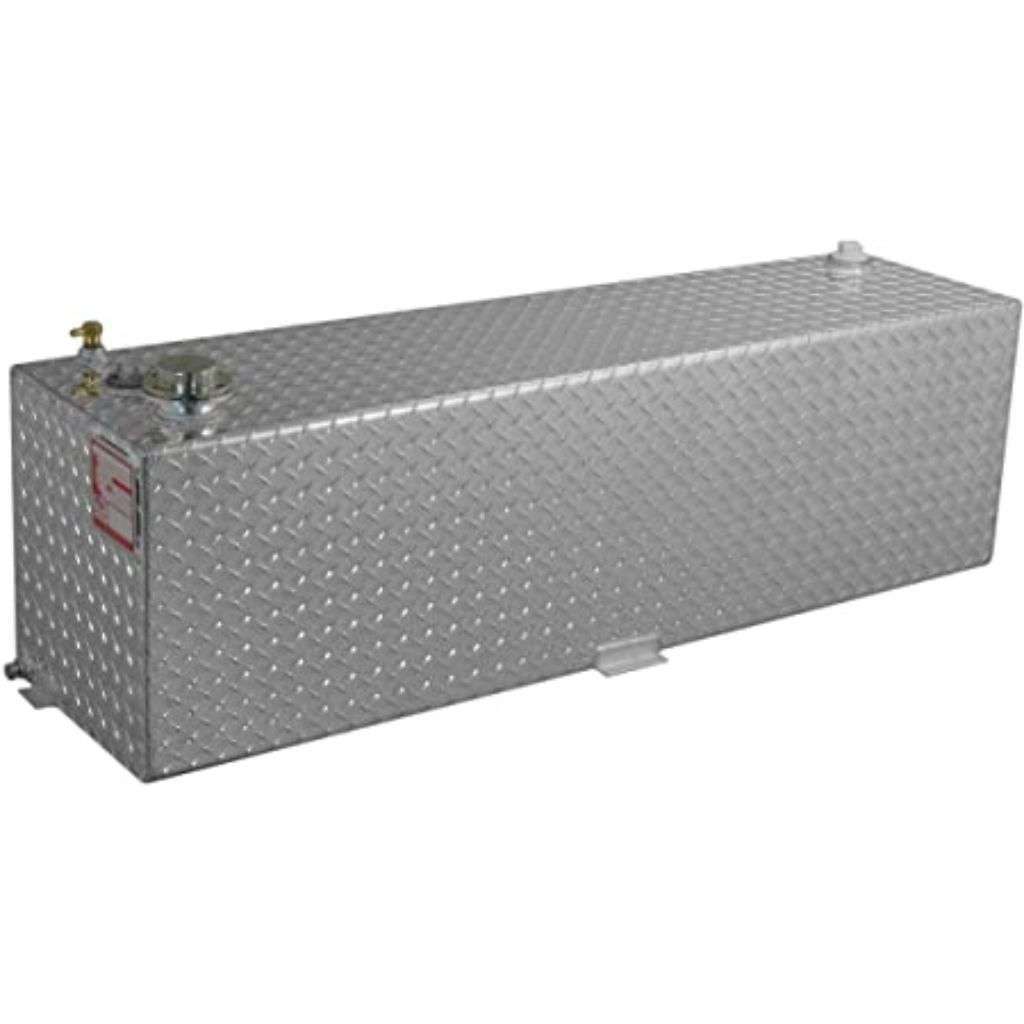 RDS 50 Gallon Rectangular Transfer Tank Bright Aluminum 55X14X16 Model ...