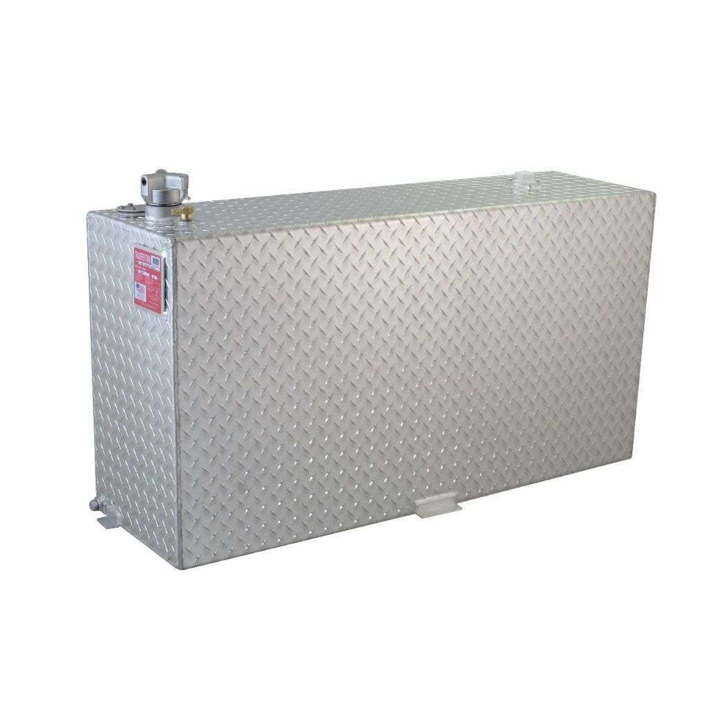 RDS 60 Gallon Vertical Transfer Tank Bright Aluminum 46X14X24 Model ...