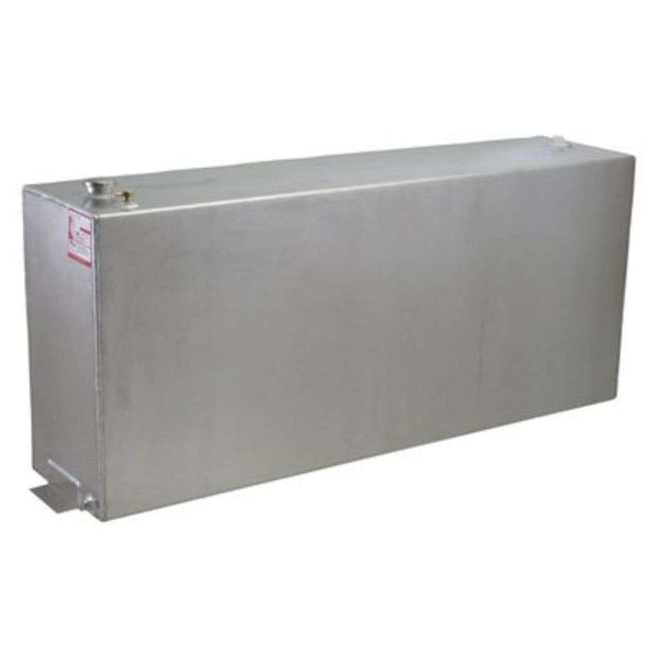 RDS 90 Gallon Vertical Transfer Tank Bright Aluminum Mill Finish
