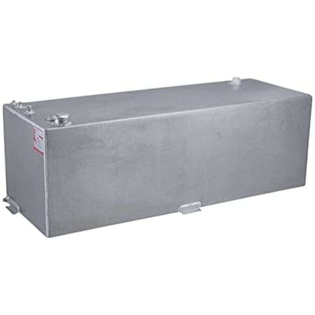 RDS 91 Gallon Rectangular Transfer Tank Bright Aluminum Mill Finish 57 ...
