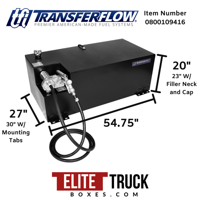 Transfer Flow 109 Gallon Fuel Transfer Tank System Diesel or Gasoline - 0800109416