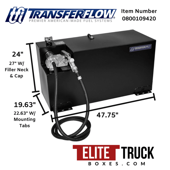 Transfer Flow 82 Gallon Fuel Transfer Tank System Diesel or Gasoline - 0800109420