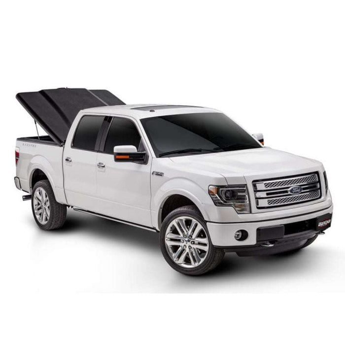UnderCover Elite Tonneau Cover Black Textured Fits 2019-2022 Chevrolet Silverardo 1500 6.7ft Short Bed (New Body Style)Std/Ext/Crew Model UC1188