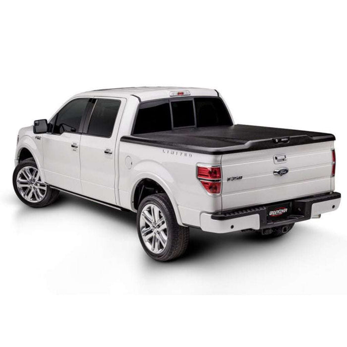 UnderCover Elite Tonneau Cover Black Textured Fits 2019-2022 Chevrolet Silverado 1500 5.9ft Short Bed (New Body Style)Ext/Crew Model UC1178