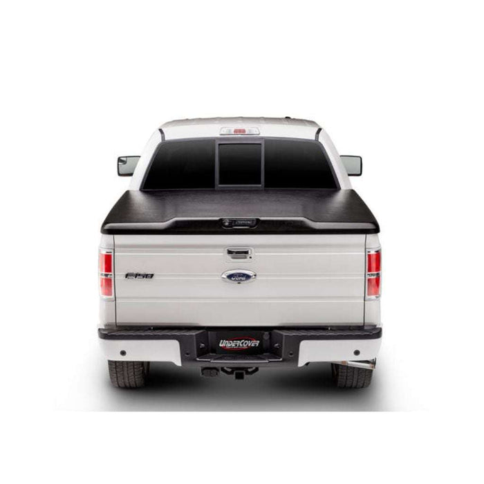 UnderCover Elite Tonneau Cover Black Textured Fits 2015-2020 Ford F 6.7ft Short Bed Std/Ext/Crew Model UC2168