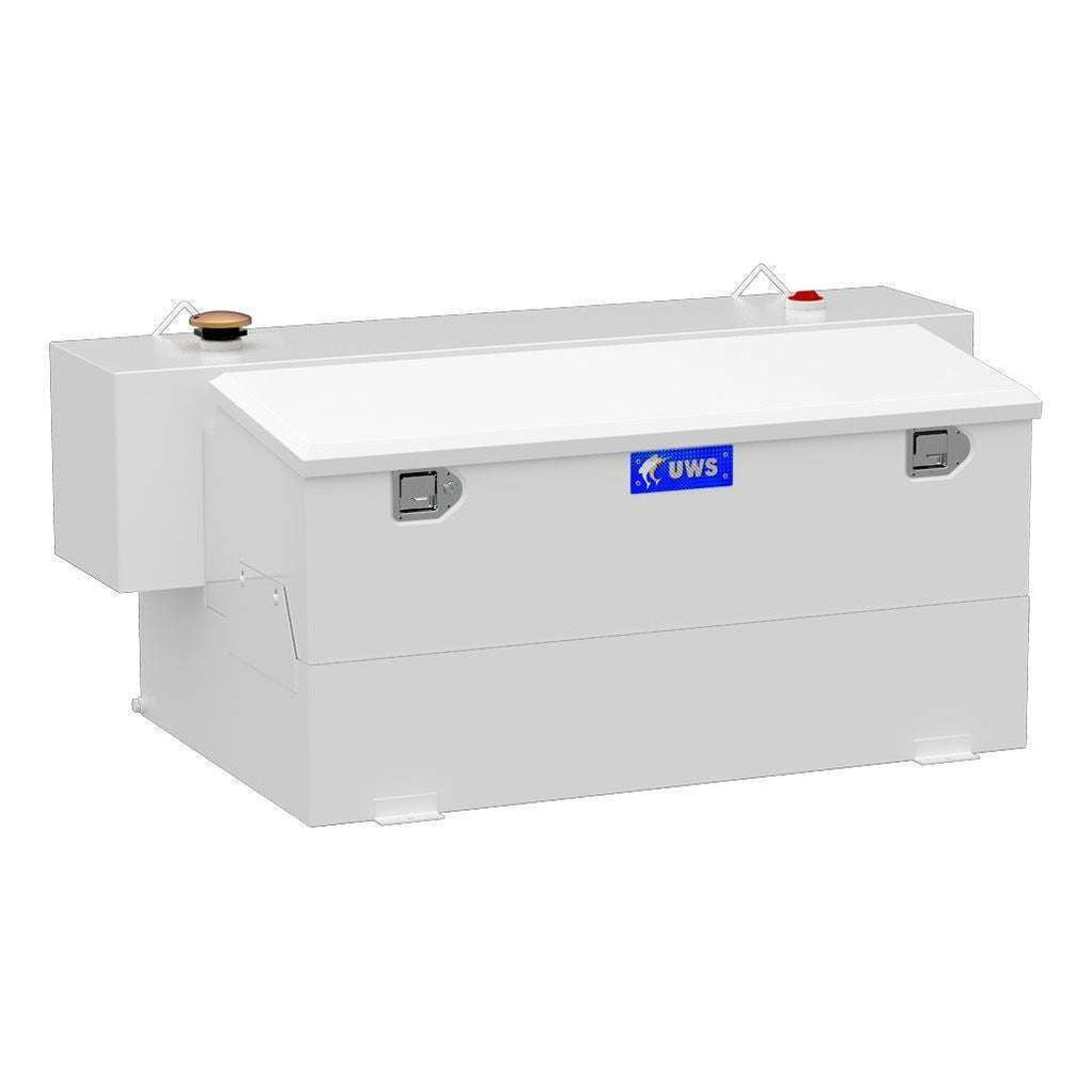 UWS 100 Gallon Transfer Tank Tool Box Combo White Steel Model ST-100HH ...