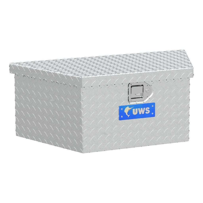 UWS EC20411 34-Inch Heavy-Wall Aluminum Trailer Tongue Tool Box with Low Profile, RigidCore Lid Model EC20411