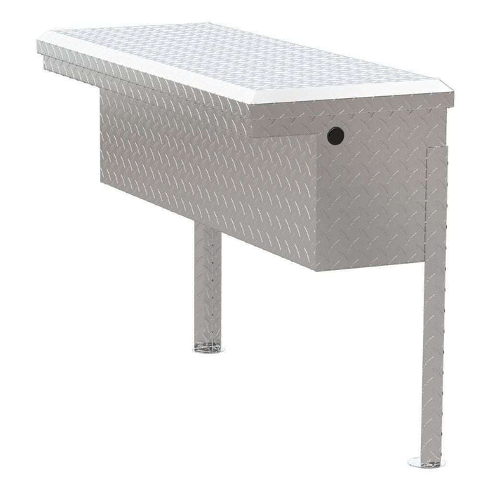 UWS Bright Aluminum 36" Truck Side Tool Box with Low Profile Model TBSM-36-LP