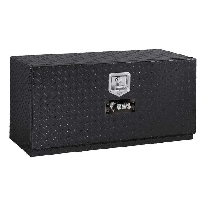 UWS Gloss Black Aluminum 36" Single-Door Underbody Tool Box Model TBUB-36-BLK