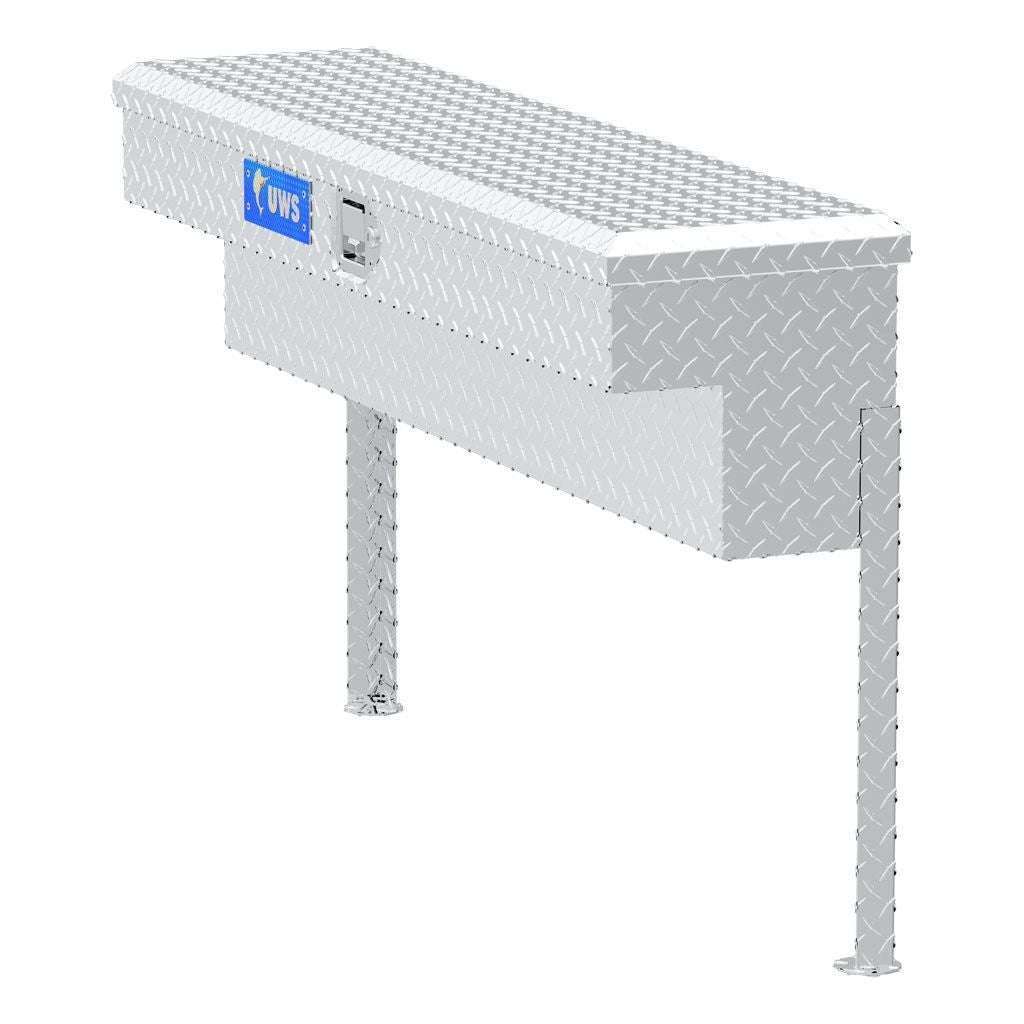 Uws Toolbox With Rails UWS Secure Lock Crossover Truck Tool Box, Low Profile, Rail Model SL-6 ...
