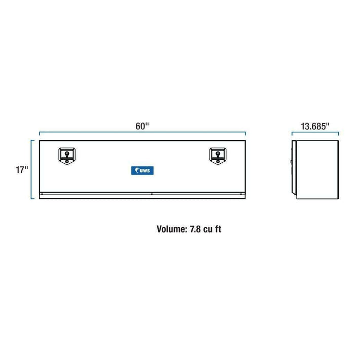 UWS 60" Single-Door Topside Truck Tool Box Model TBTS-60