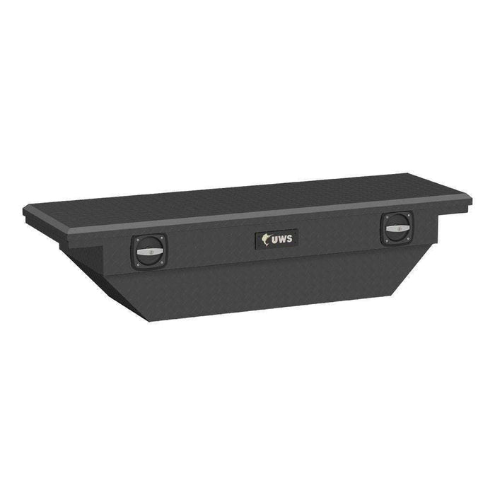 UWS Secure Lock Angled Tool  Box - Low Profile Model SL-63-A-LP-MB