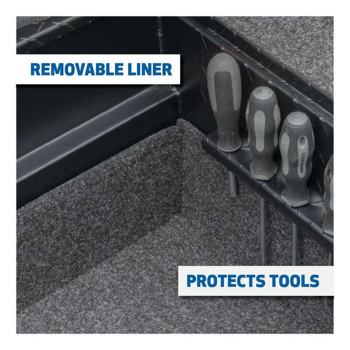 UWS Secure Lock Angled Tool  Box - Low Profile Model SL-63-A-LP-MB