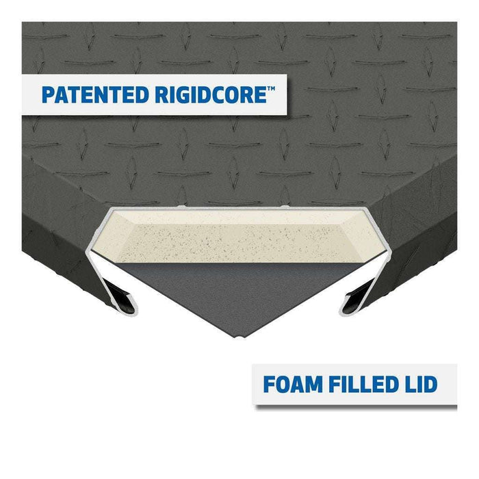 UWS 69" Truck Tool  Box - Low Profile, Pull Handles Model TBS-69-LP-PH-MB