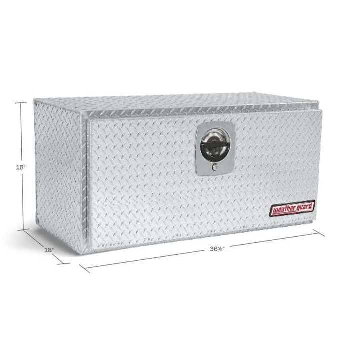 Weather Guard Underbody Box Compact Bright Aluminum 36.63X18X18 Model # 636-0-02