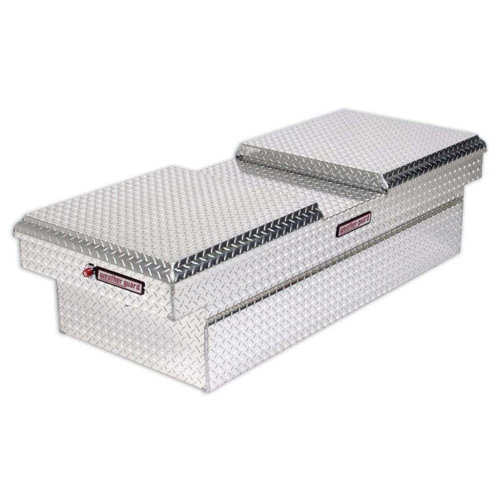 Weather Guard 114-0-01 Crossover Tool Box Gull Wing Extra Wide Bright Aluminum 71.5x28.25x18.5